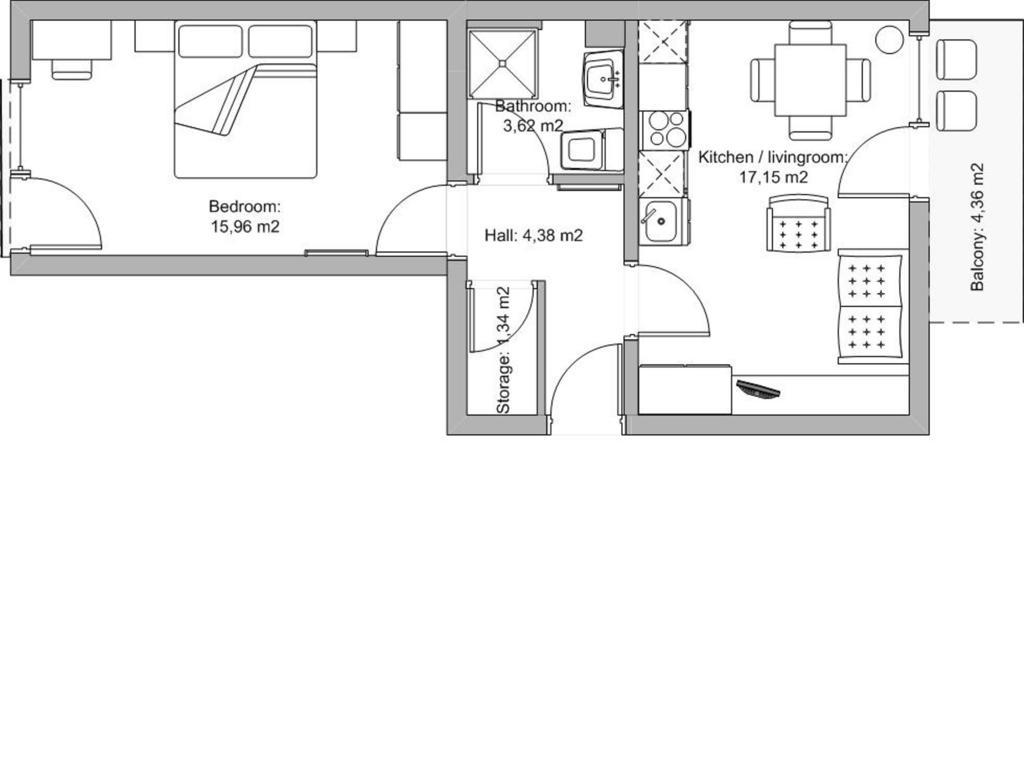 Appartement Gurgl Obergurgl Quarto foto